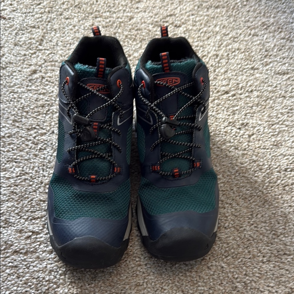 Keen Kid’s Green and Black Hiking Shoes